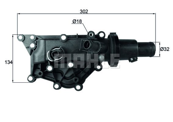 Termostat lichid racire