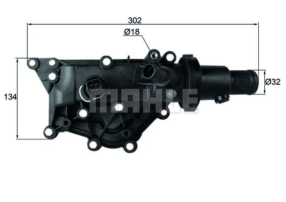 Termostat lichid racire