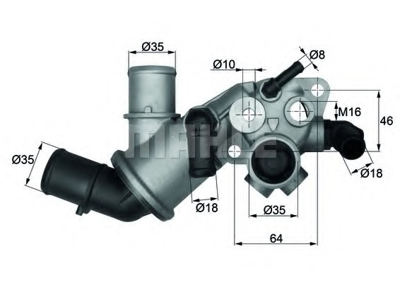 Termostat lichid racire