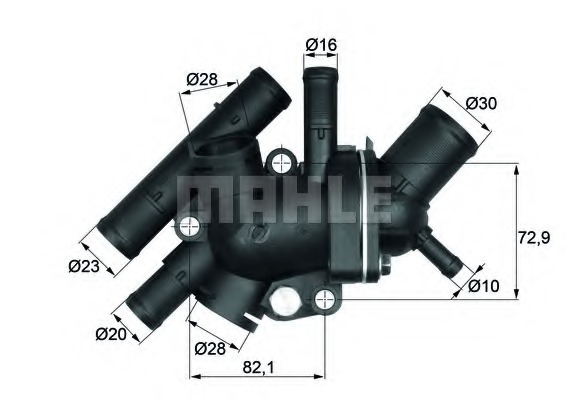 Termostat lichid racire