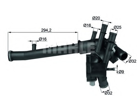 Termostat lichid racire