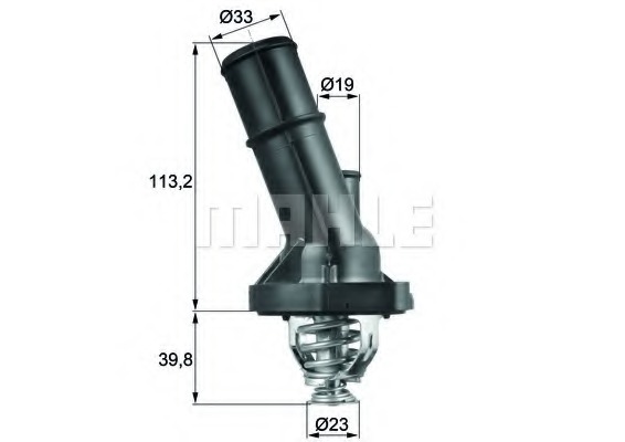 Termostat lichid racire