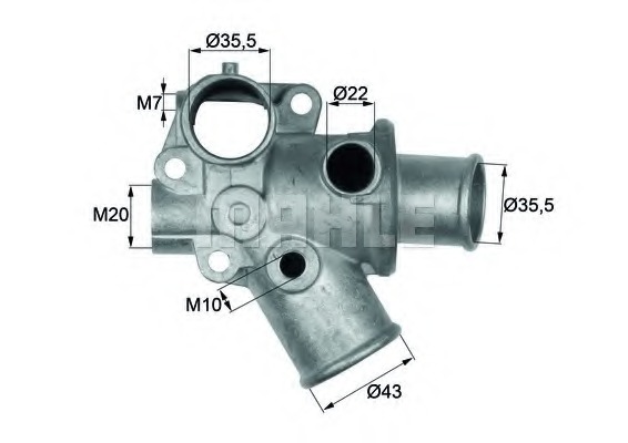 Termostat lichid racire