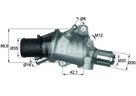 Termostat lichid racire