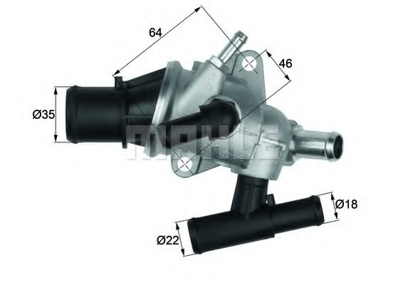 Termostat lichid racire