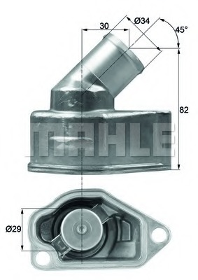 Termostat lichid racire