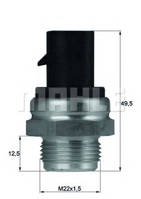 Comutator temperatura ventilator radiator