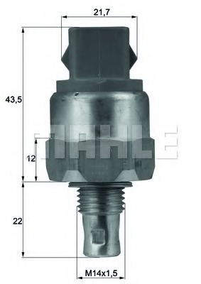 Comutator temperatura ventilator radiator