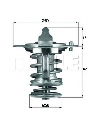 Termostat lichid racire