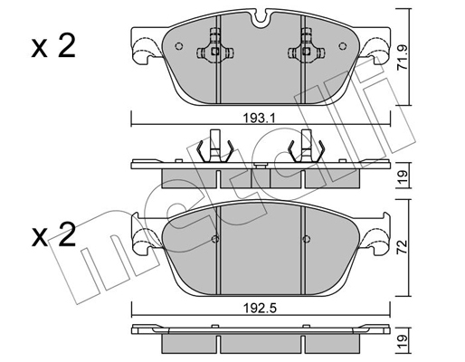 Placute frana