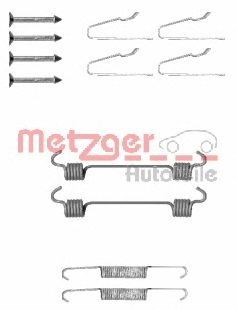 Set accesorii saboti frana parcare