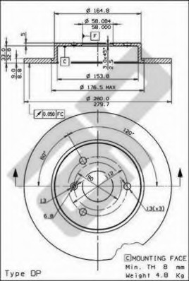 Disc frana