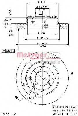 Disc frana