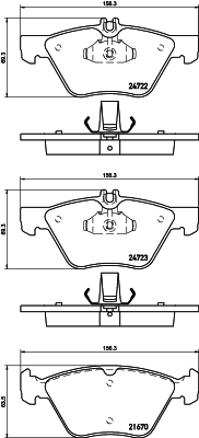 Placute frana