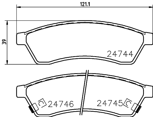 Placute frana