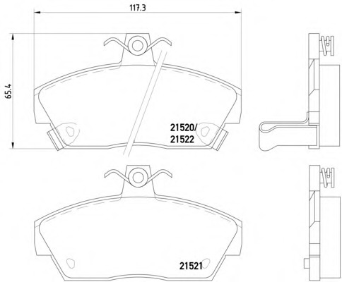 Set frana frana disc