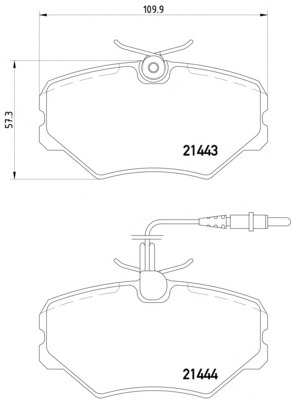 Set frana frana disc