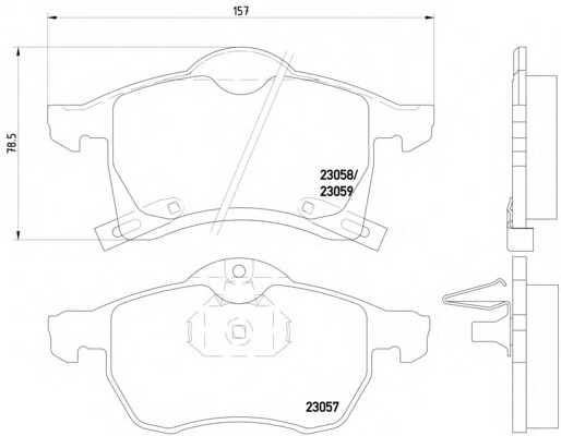 Set frana frana disc