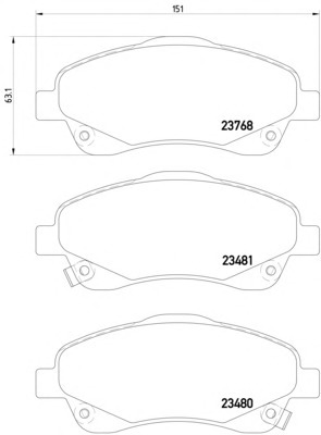 Set frana frana disc