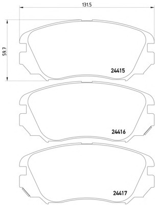 Set frana frana disc