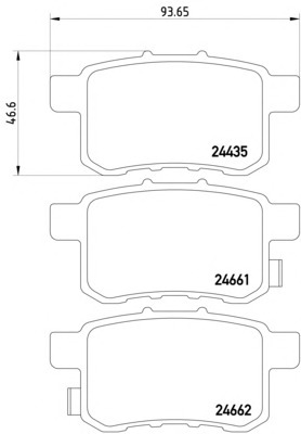 Set frana frana disc