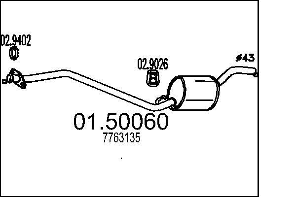 Toba esapament intermediara