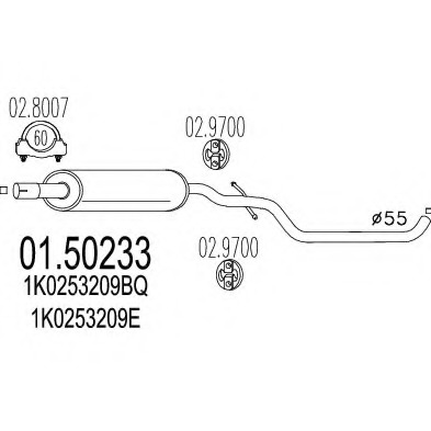 Toba esapament intermediara