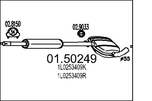 Toba esapament intermediara