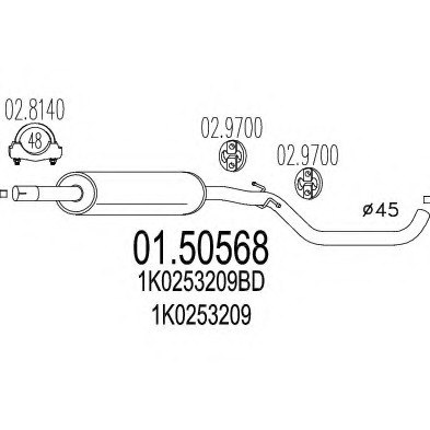 Toba esapament intermediara