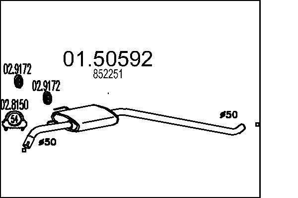 Toba esapament intermediara