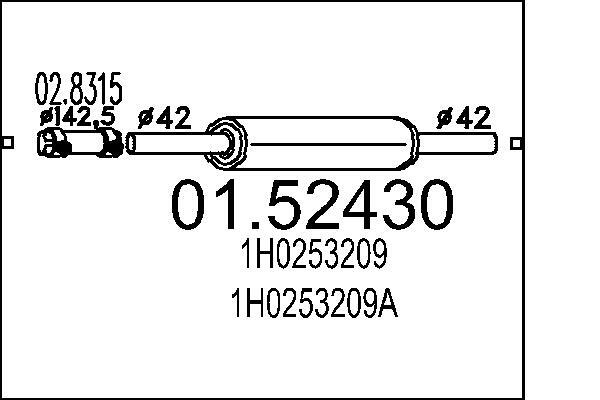 Toba esapament intermediara