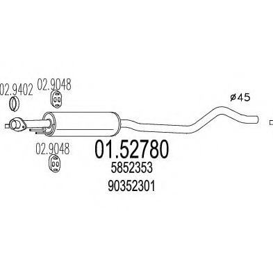 Toba esapament intermediara