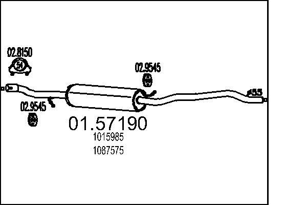 Toba esapament intermediara