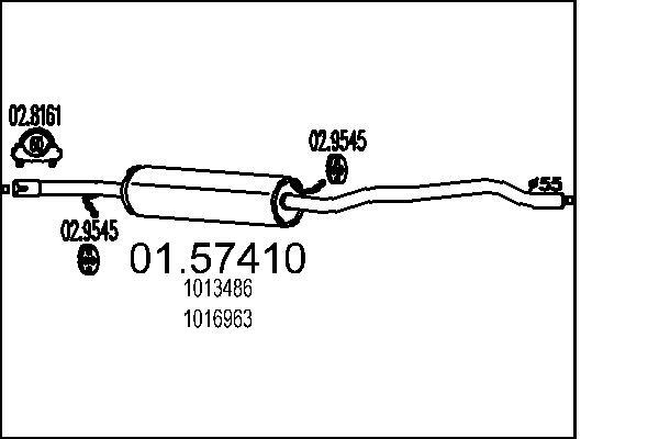 Toba esapament intermediara