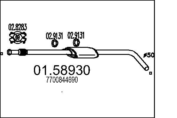 Toba esapament intermediara