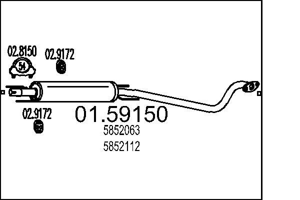 Toba esapament intermediara