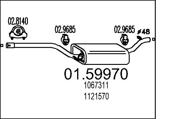 Toba esapament intermediara