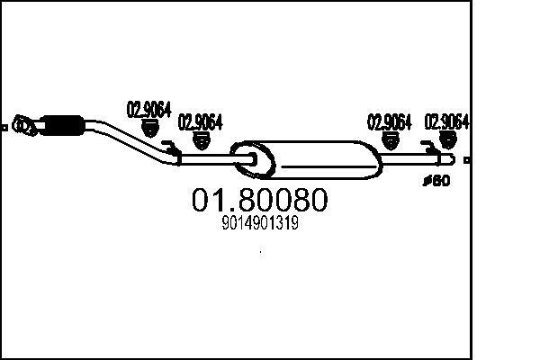 Toba esapament intermediara