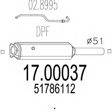 Filtru particule sistem de esapament