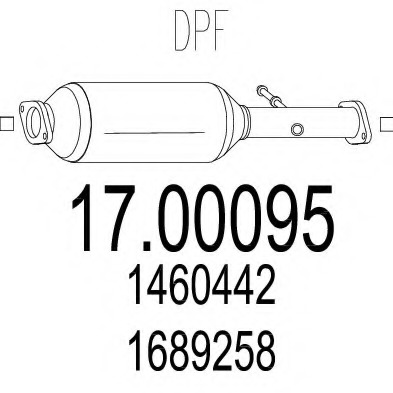 Filtru particule sistem de esapament