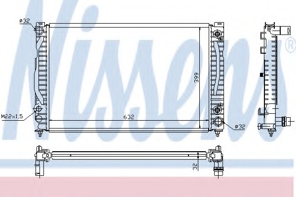 Radiator racire motor