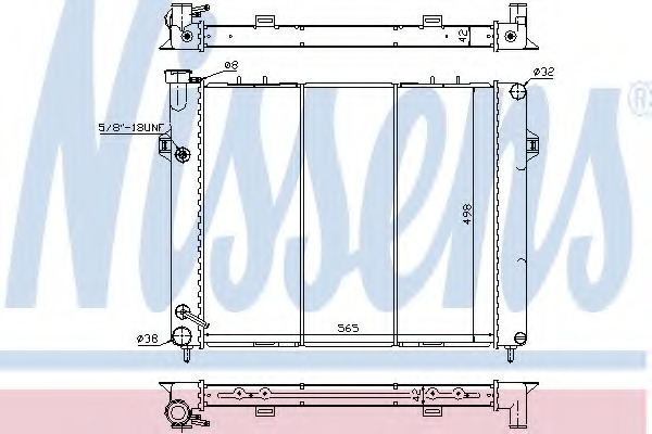 Radiator racire motor