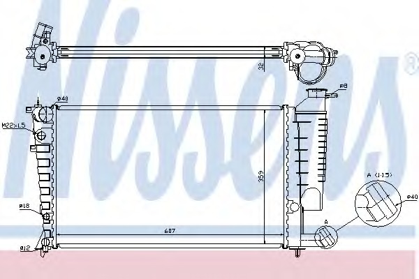 Radiator racire motor