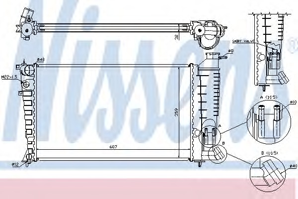 Radiator racire motor