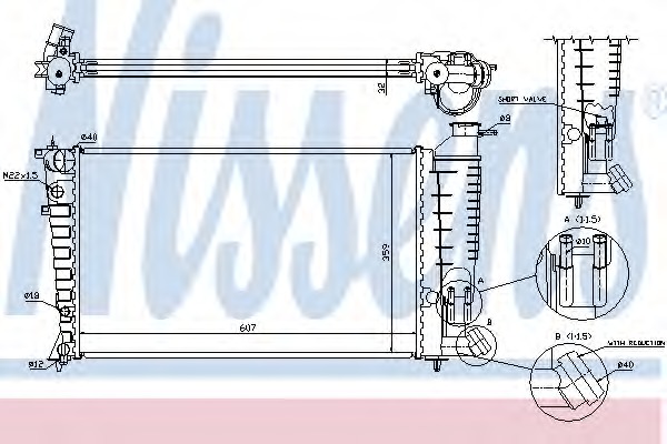 Radiator racire motor