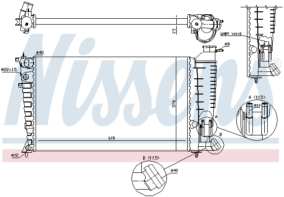 Radiator racire motor