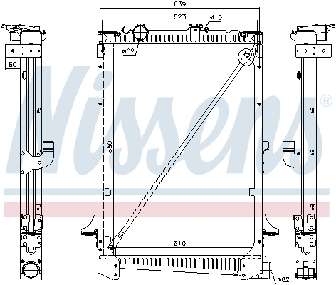 Radiator racire motor