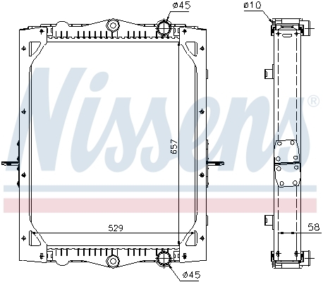 Radiator racire motor