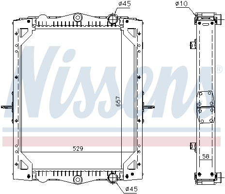 Radiator racire motor