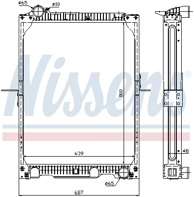 Radiator racire motor